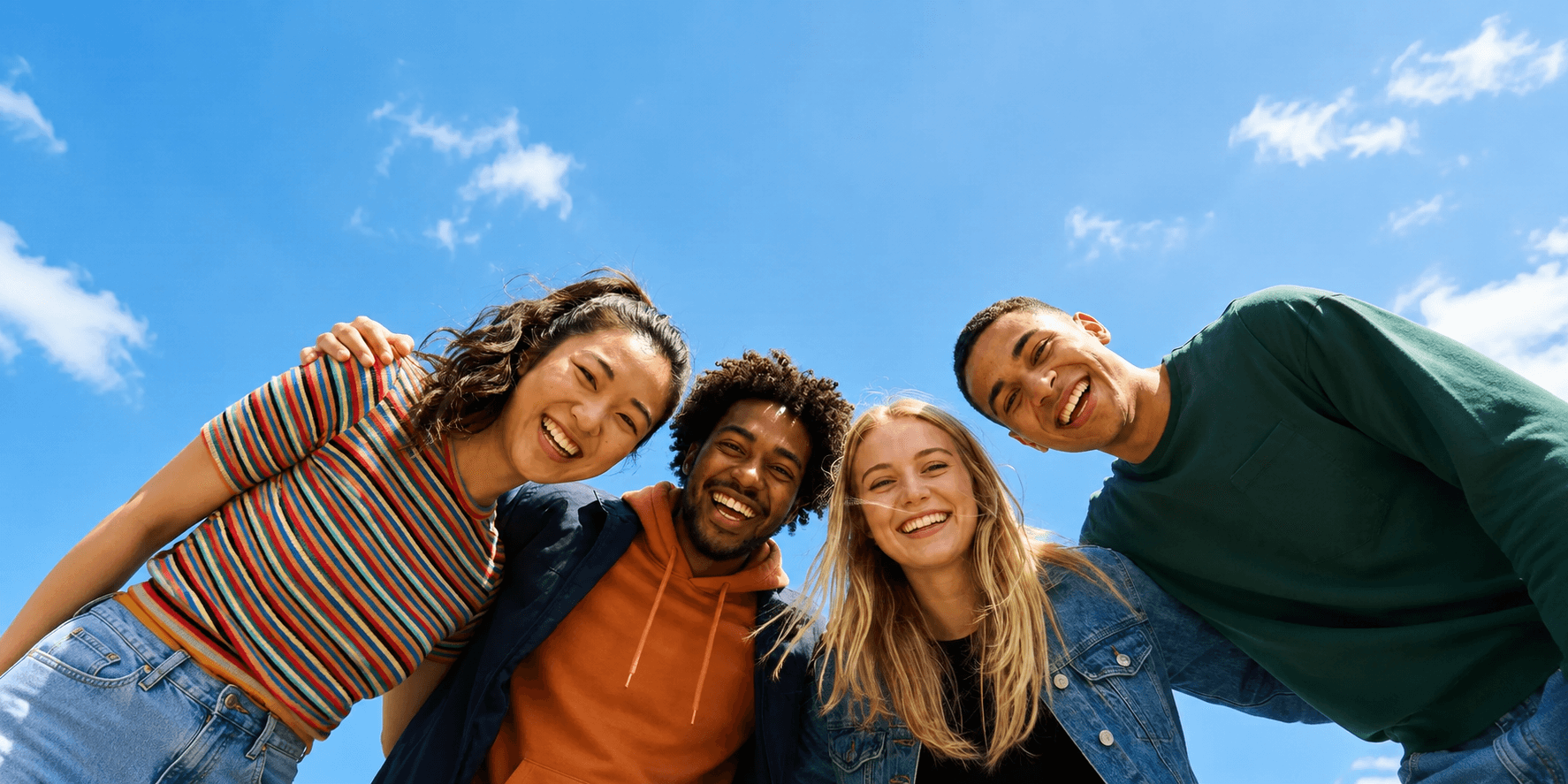 Smiling group of people